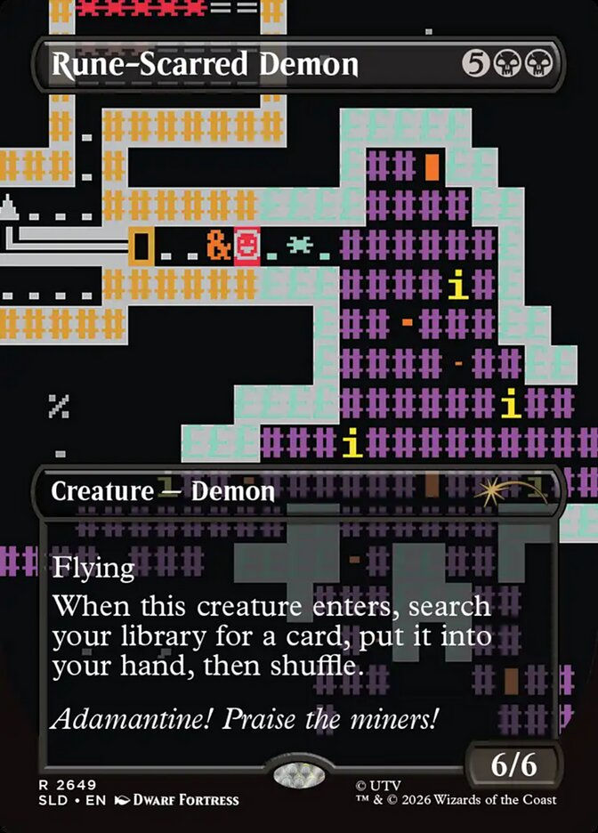 Rune-Scarred Demon (SLD) (2649) / Borderless