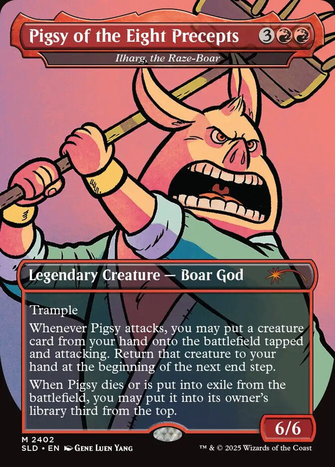 Ilharg, the Raze-Boar (SLD) (2402) / Borderless
