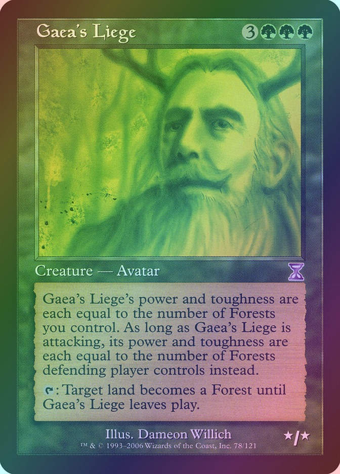 Gaea's Liege (TSB) (78) / Foil