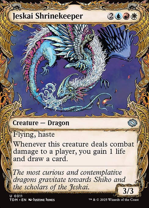 Jeskai Shrinekeeper (TDM) (311) / Showcase