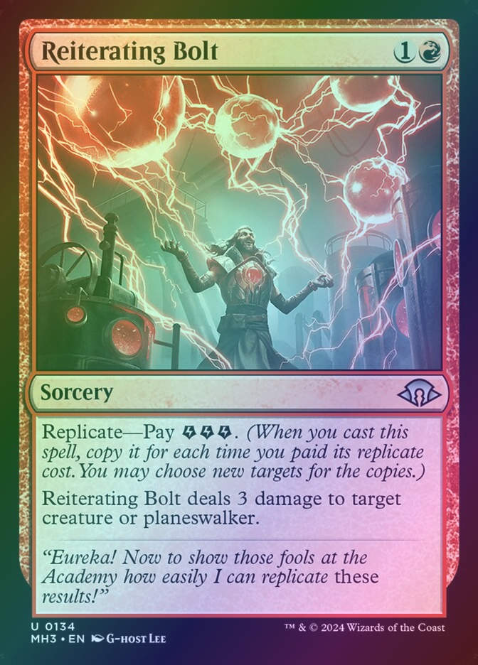 Reiterating Bolt (MH3) (134) / Foil