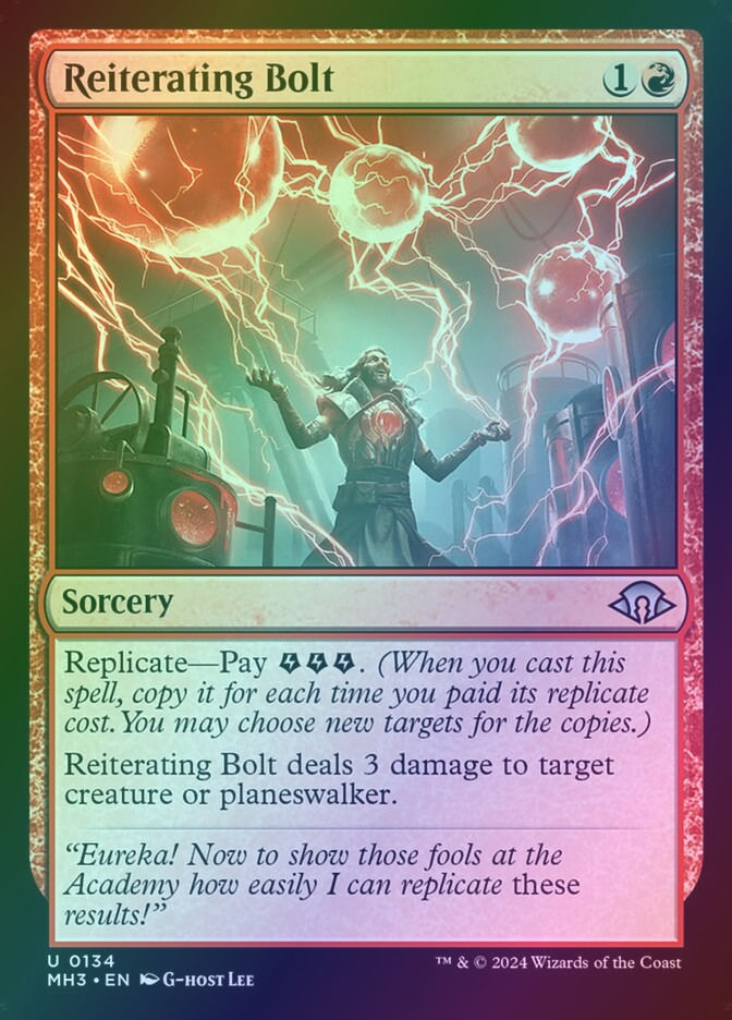 Reiterating Bolt (MH3) (134) / Foil