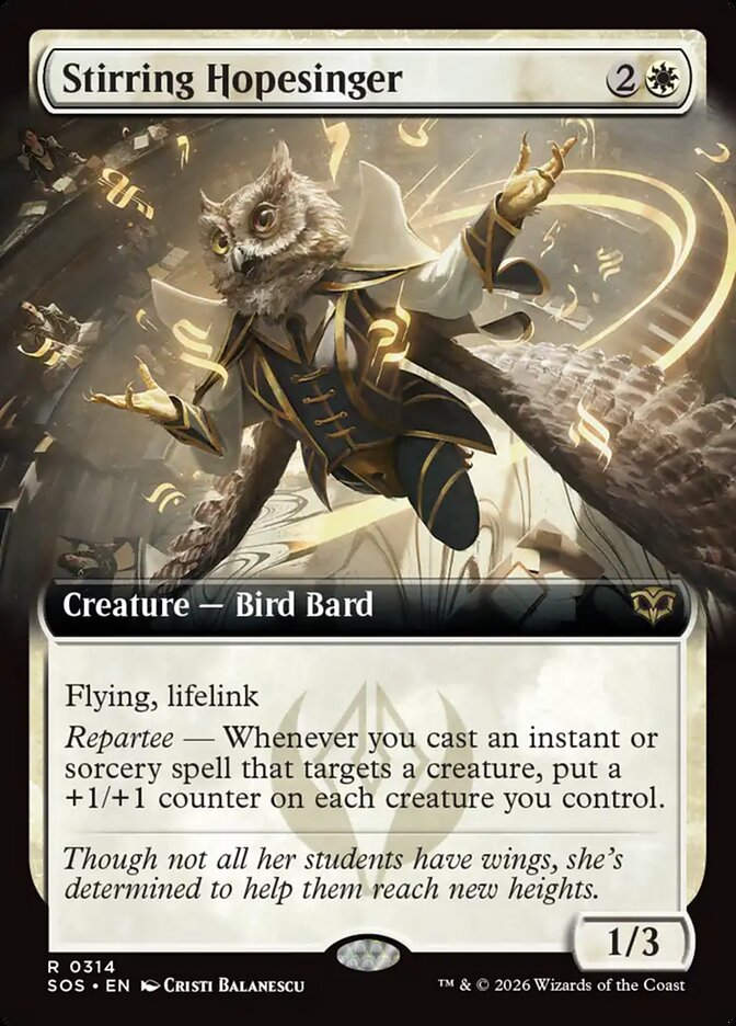 Stirring Hopesinger (SOS) (314) / Extended Art