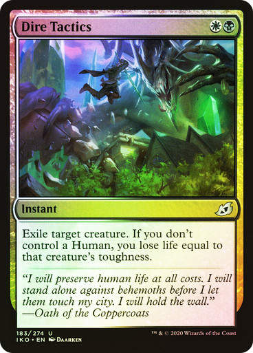 Dire Tactics (IKO) (183) / Foil