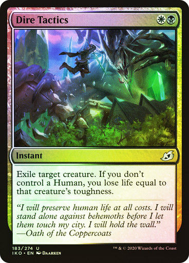 Dire Tactics (IKO) (183) / Foil
