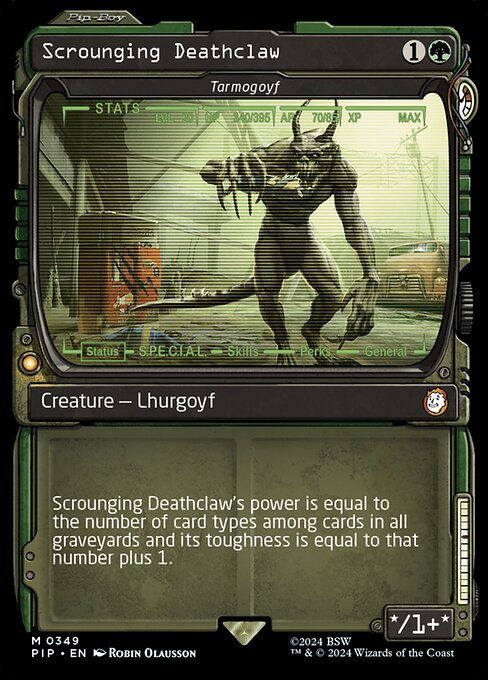 Tarmogoyf (pip) (349) / Showcase