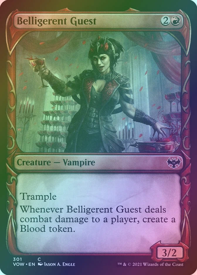 Belligerent Guest (VOW) (301) / Showcase / Foil