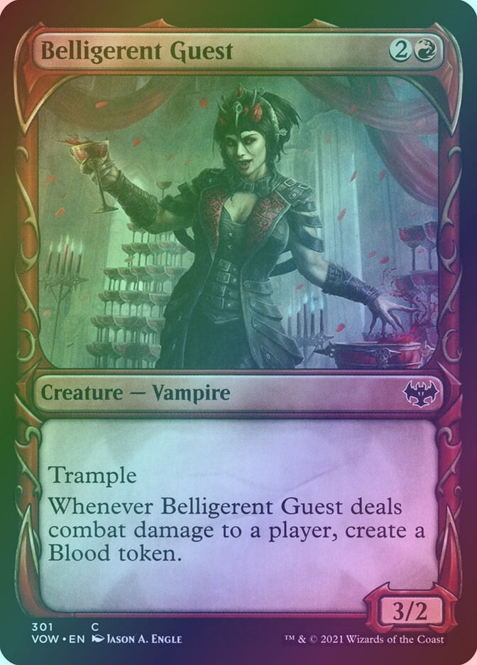 Belligerent Guest (VOW) (301) / Showcase / Foil