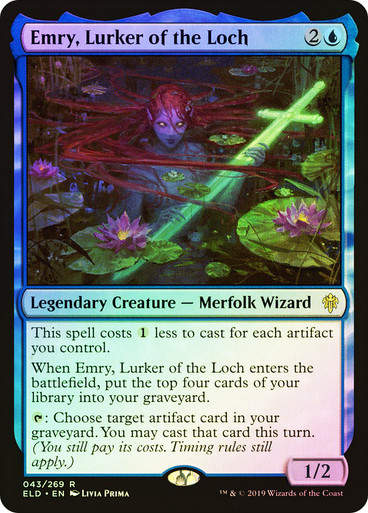 Emry, Lurker of the Loch (ELD) (43) / Foil