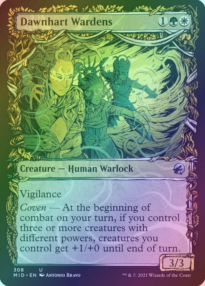 Dawnhart Wardens (MID) (308) / Showcase / Foil