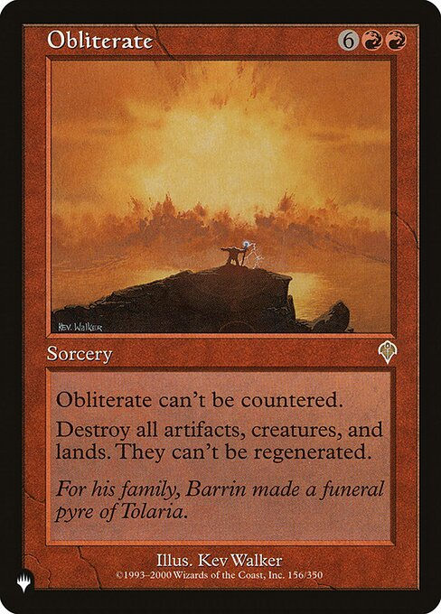 Obliterate (PLST) (INV-156)