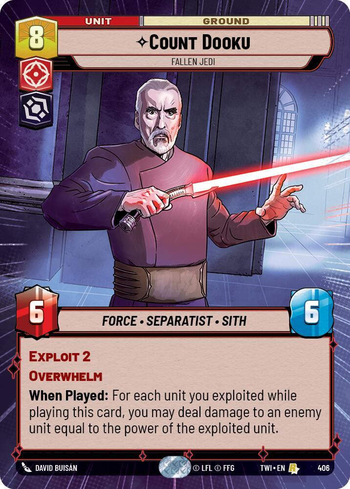 Count Dooku - Fallen Jedi (Hyperspace) (TWI) (406)