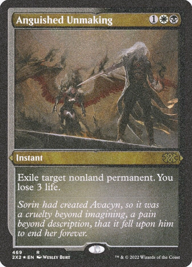 Anguished Unmaking (2X2) (469) / Foil Etched
