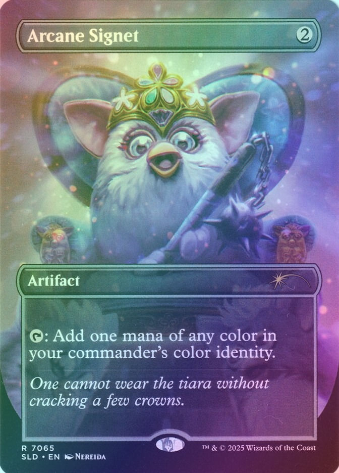 Arcane Signet (SLD) (7065) / Borderless / Foil
