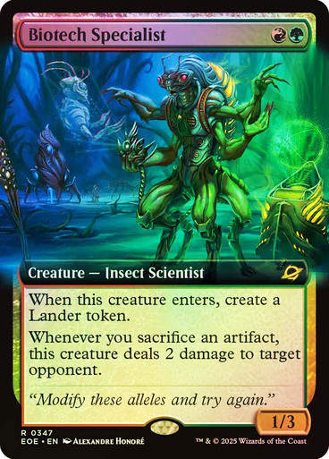 Biotech Specialist (EOE) (347) / Extended Art / Foil