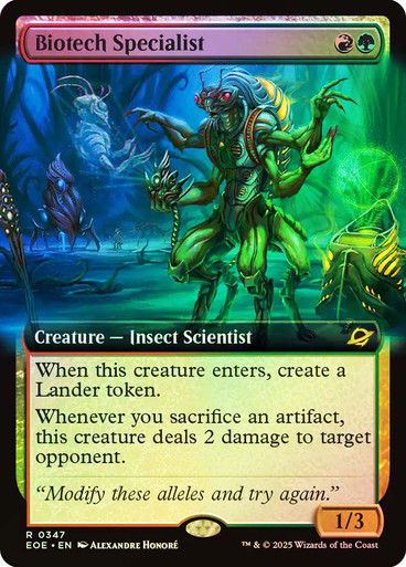 Biotech Specialist (EOE) (347) / Extended Art / Foil