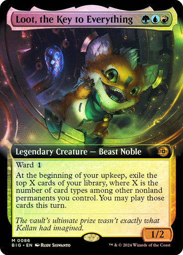 Loot, the Key to Everything (BIG) (86) / Extended Art / Foil