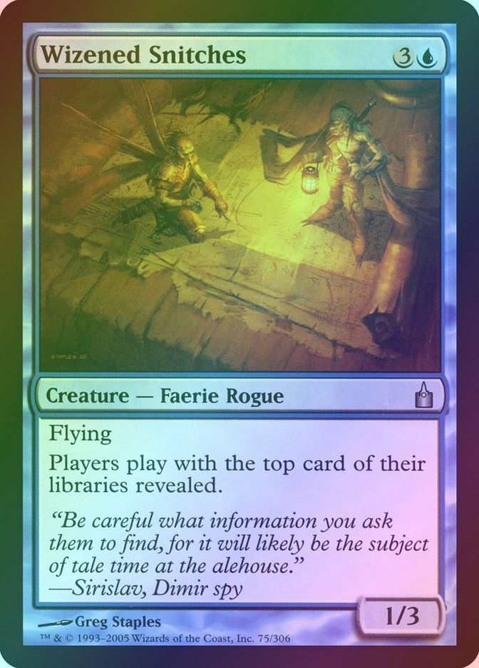 Wizened Snitches (RAV) (75) / Foil