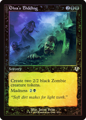 Gisa's Bidding (INR) (379) / Foil Retro