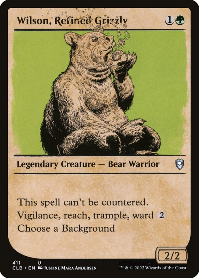 Wilson, Refined Grizzly (CLB) (411) / Showcase
