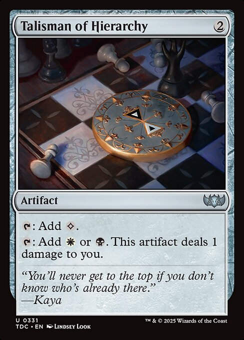 Talisman of Hierarchy (TDC) (331)