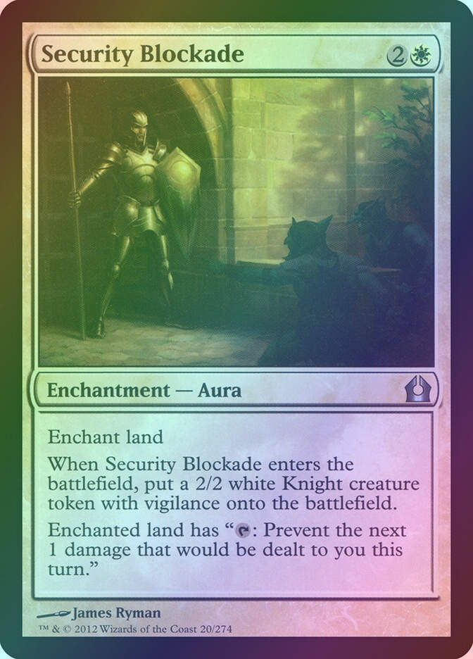 Security Blockade (RTR) (20) / Foil