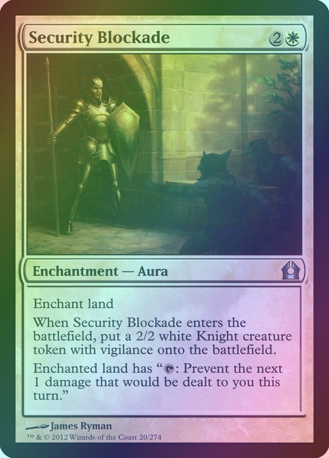 Security Blockade (RTR) (20) / Foil