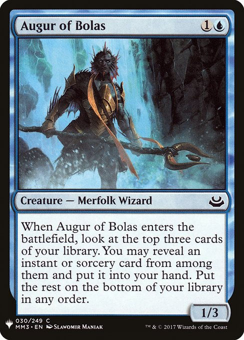 Augur of Bolas (PLST) (MM3-30)