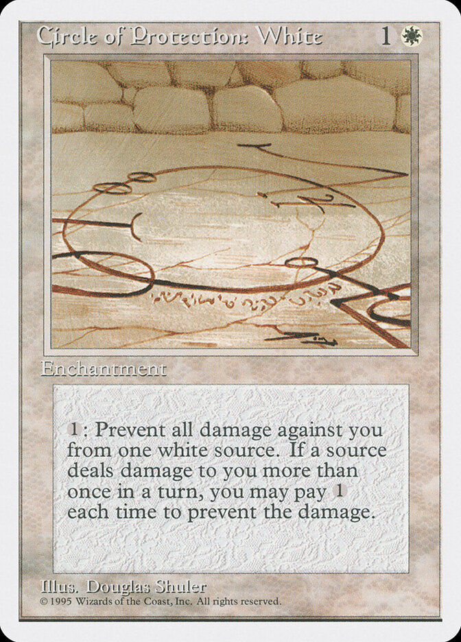 Circle of Protection: White (4ED) (18)