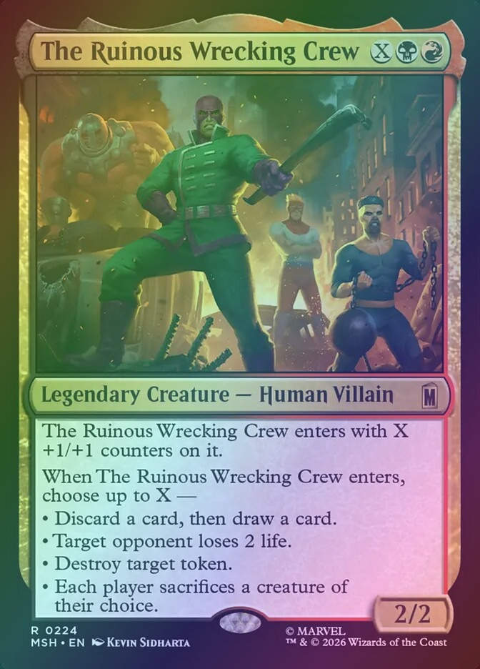 The Ruinous Wrecking Crew (MSH) (224) / Foil