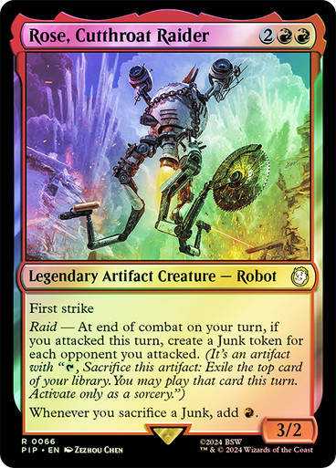 Rose, Cutthroat Raider (pip) (66) / Foil