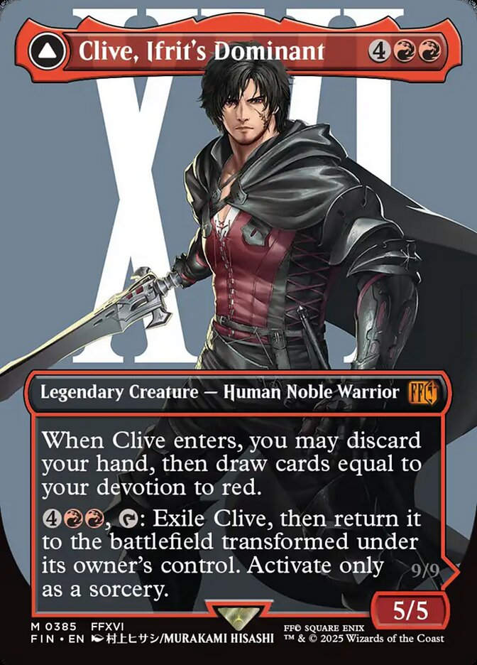 Clive, Ifrit's Dominant // Ifrit, Warden of Inferno (FIN) (385) / Borderless