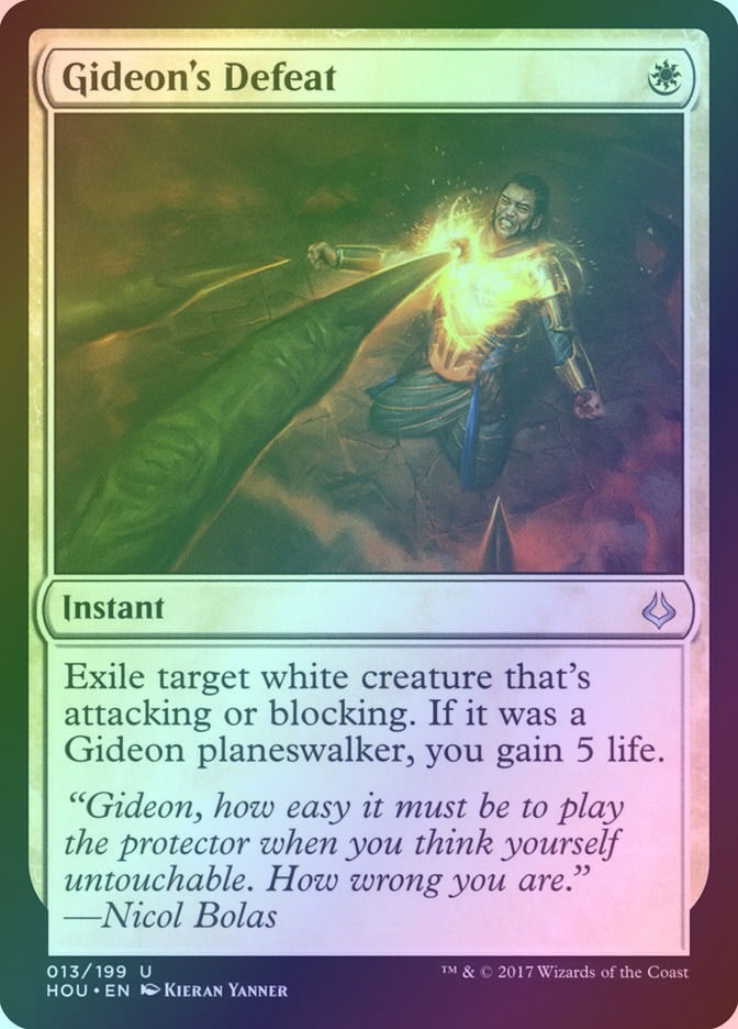 Gideon's Defeat (HOU) (13) / Foil