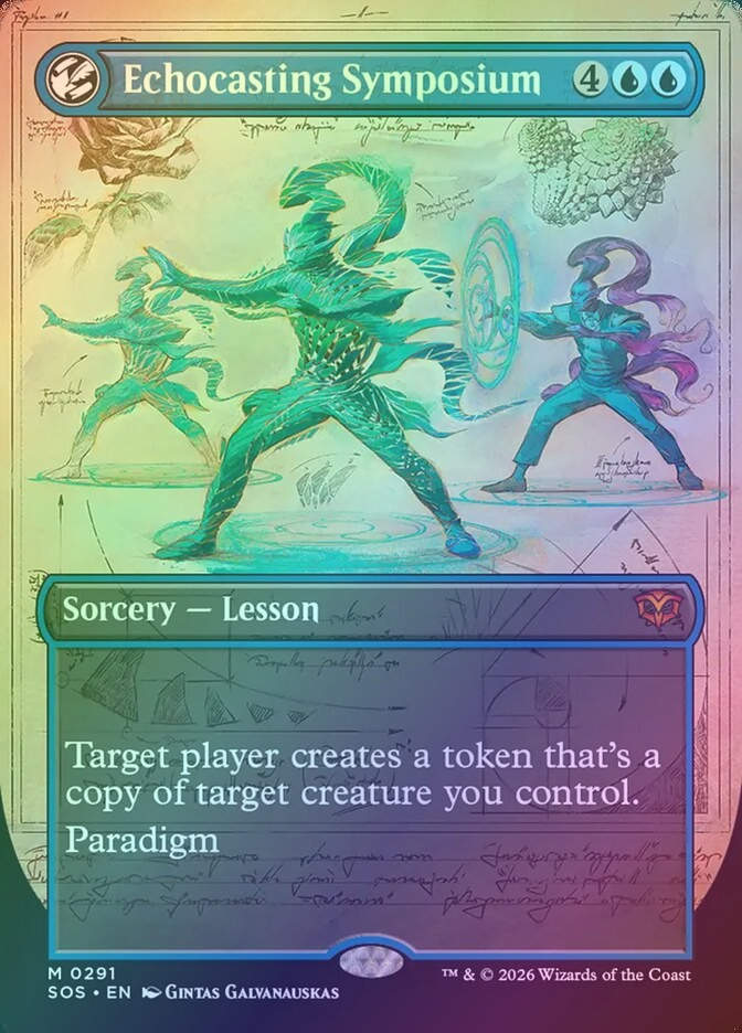 Echocasting Symposium (SOS) (291) / Borderless / Showcase / Foil