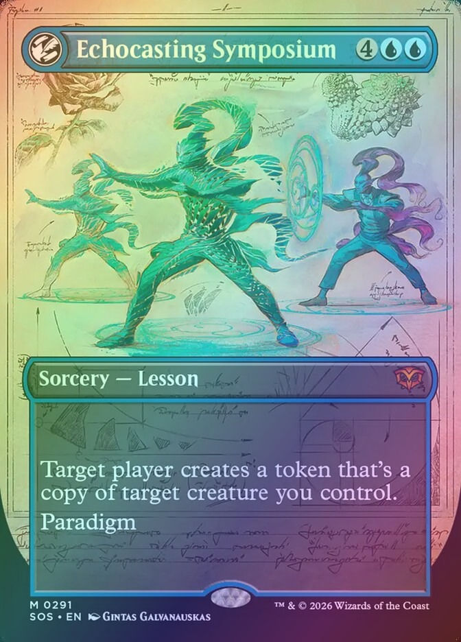 Echocasting Symposium (SOS) (291) / Borderless / Showcase / Foil