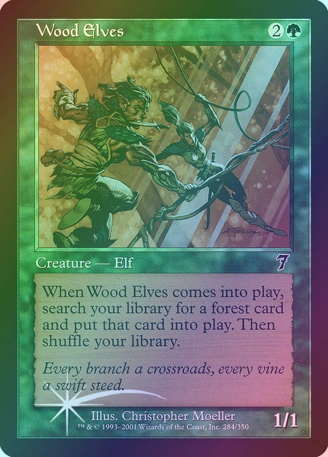 Wood Elves (7ED) (284★) / Foil