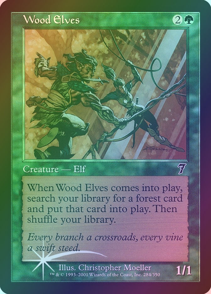 Wood Elves (7ED) (284★) / Foil