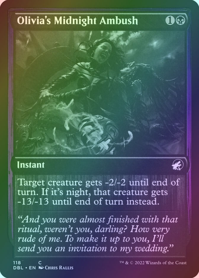 Olivia's Midnight Ambush (DBL) (118) / Foil