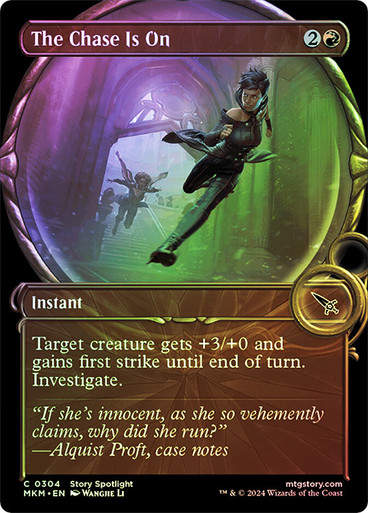The Chase Is On (mkm) (304) / Showcase Foil