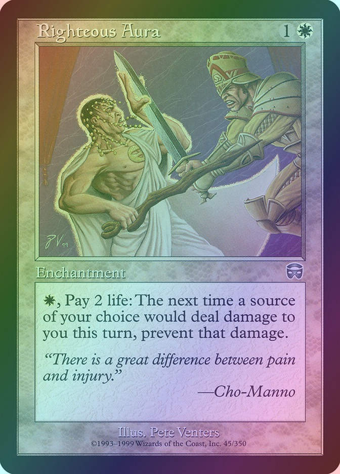 Righteous Aura (MMQ) (45) / Foil