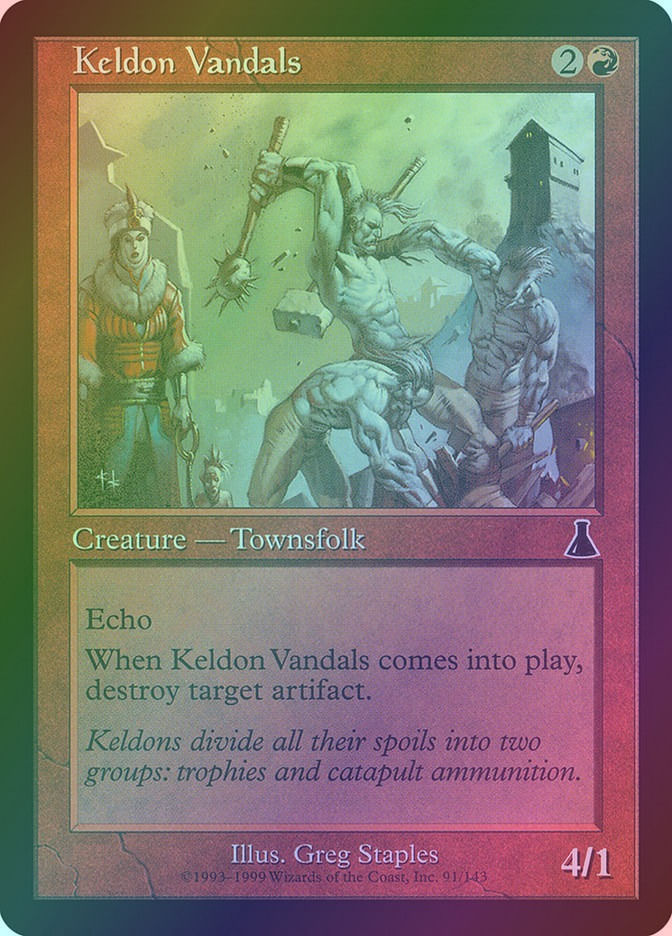 Keldon Vandals (UDS) (91) / Foil