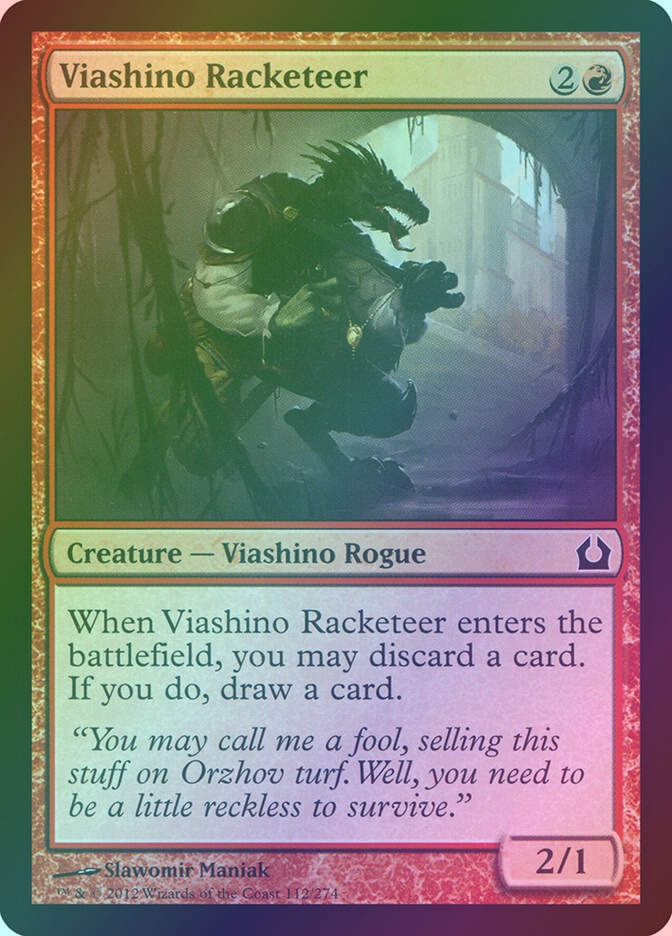 Viashino Racketeer (RTR) (112) / Foil