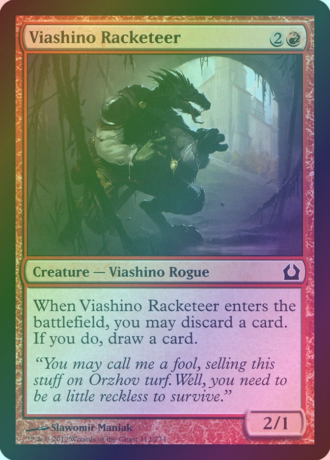 Viashino Racketeer (RTR) (112) / Foil