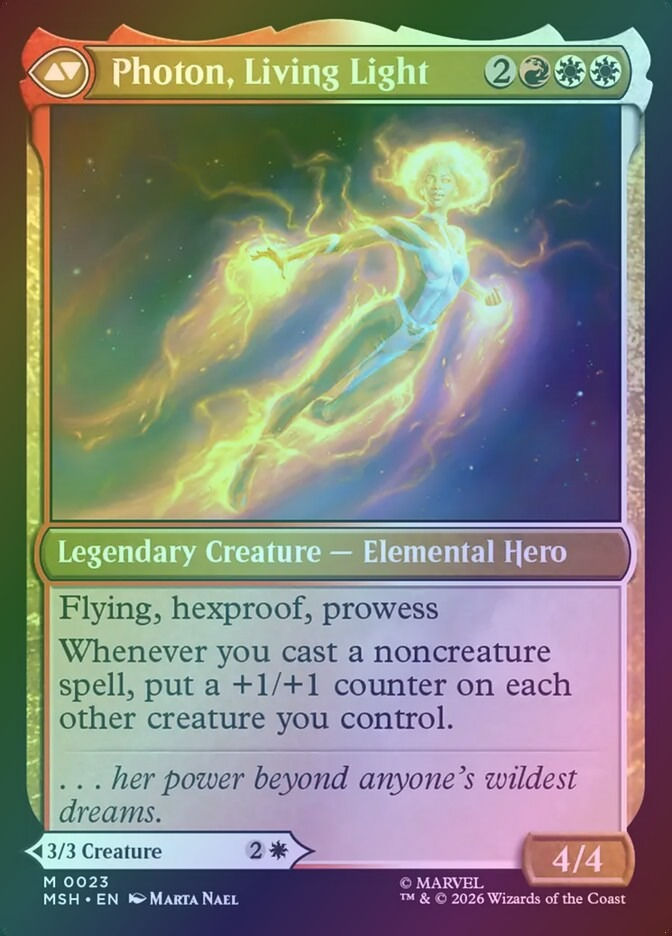 Monica Rambeau // Photon, Living Light (MSH) (23) / Foil — cara 2 de 2