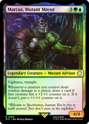 Marcus, Mutant Mayor (pip) (109) / Foil