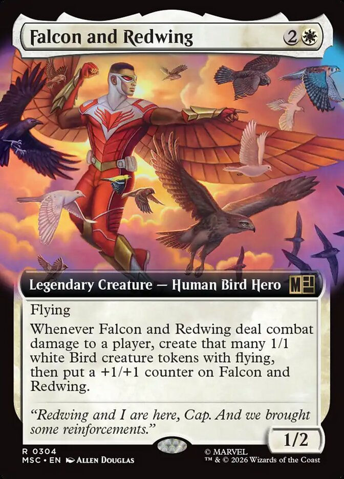 Falcon and Redwing (MSC) (304) / Extended Art