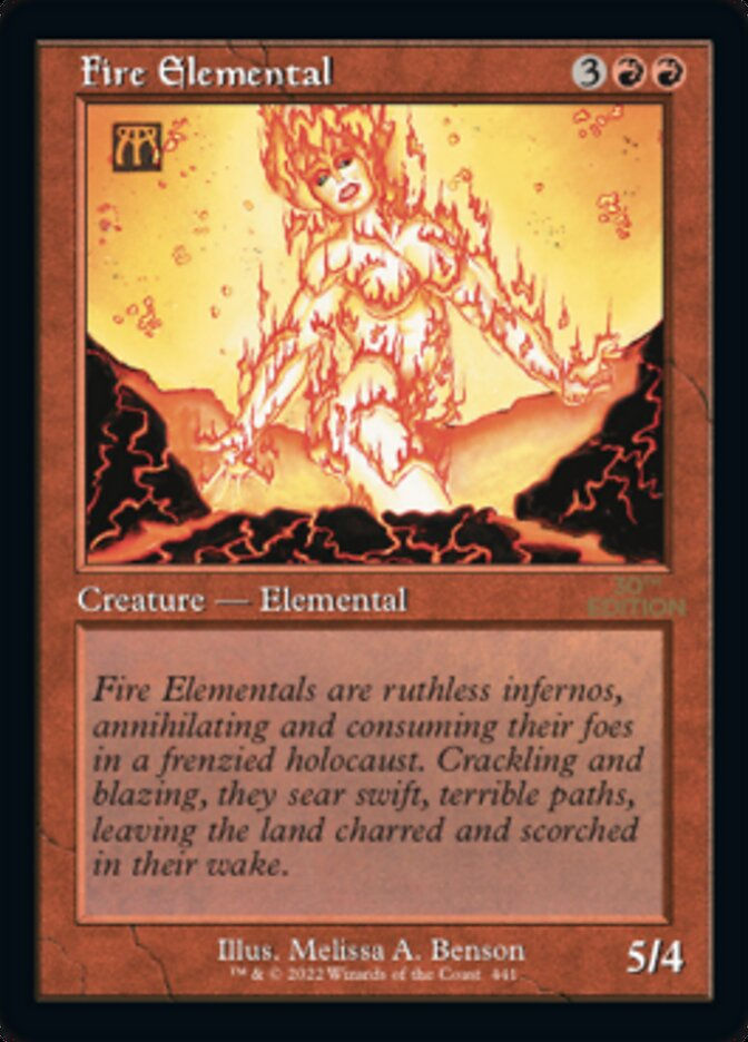 Fire Elemental (30a) / Retro Frame