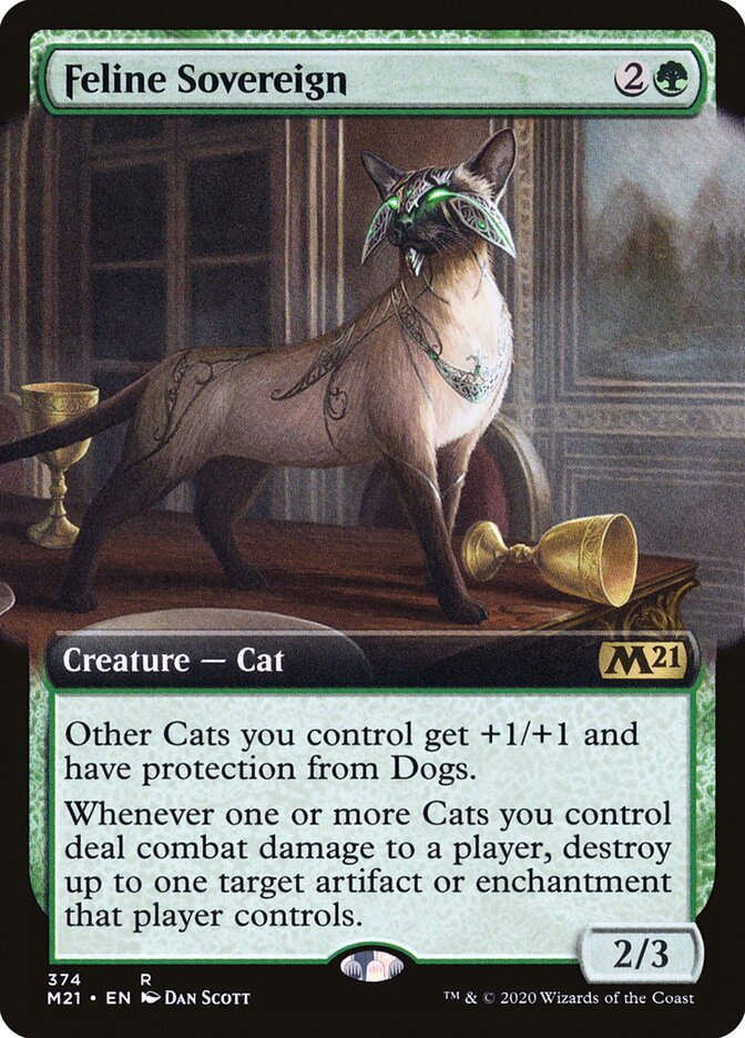 Feline Sovereign (M21) (374) / Extended Art