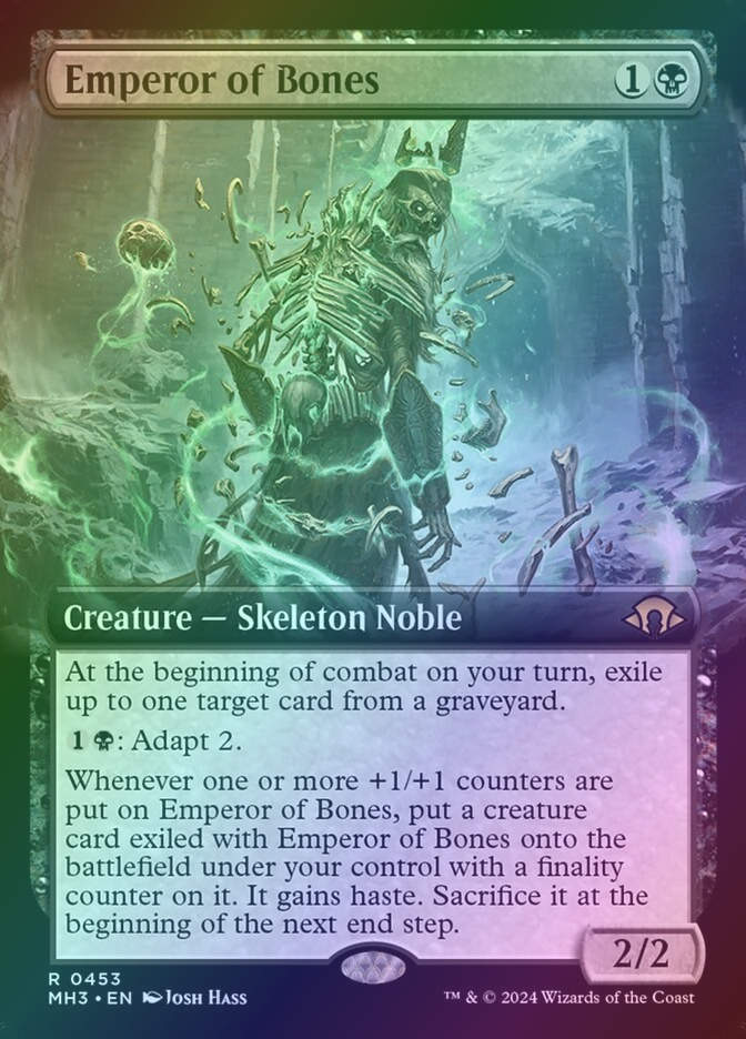 Emperor of Bones (MH3) (453) / Extended Art / Foil