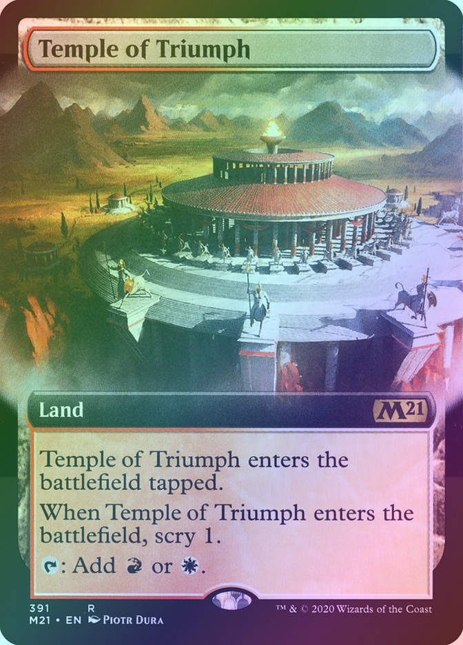 Temple of Triumph (M21) (391) / Extended Art / Foil